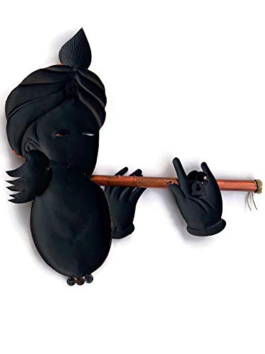 The Bombay Craft House™ Bansuri Krishna Metal Wall Art For Home Decor.